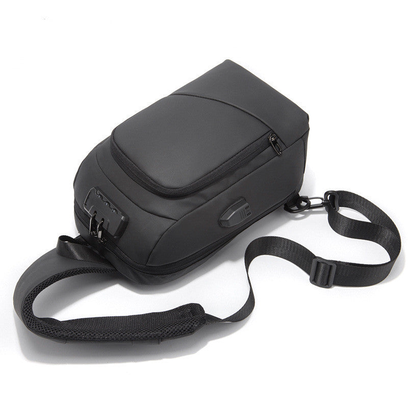 Anti-Theft USB Chest Bag – Shoulder & Crossbody Travel Bag for Men & Women
