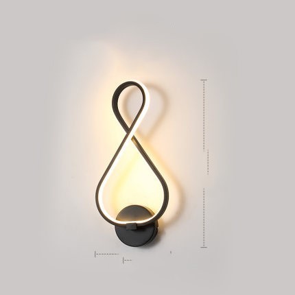Nordic Minimalist LED Wall Lamp – Bedroom Bedside Light