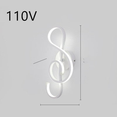 Nordic Minimalist LED Wall Lamp – Bedroom Bedside Light