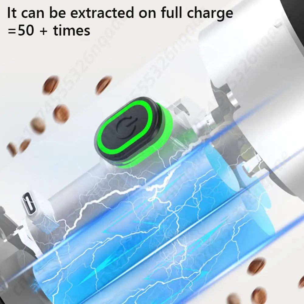 Portable Coffee Maker – 3-in-1 Electric Espresso Machine with Wireless Heating
