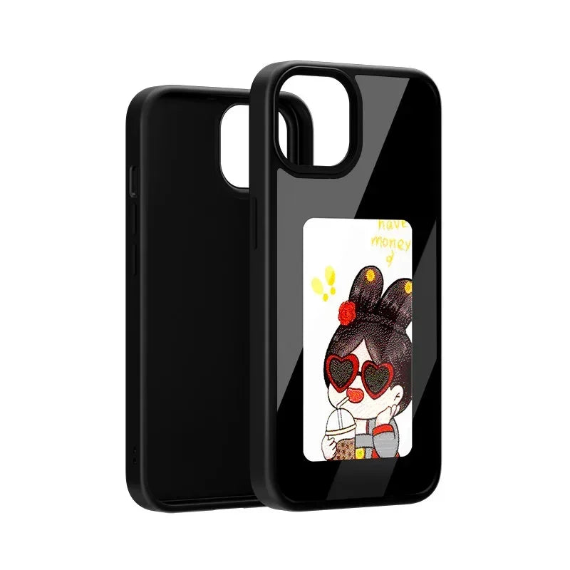 Smart E-Ink Screen Phone Case RIGTFKY NFC – DIY Custom Display for iPhone
