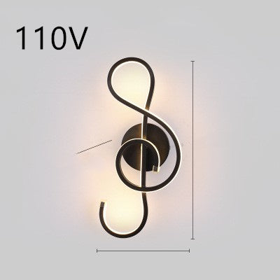 Nordic Minimalist LED Wall Lamp – Bedroom Bedside Light