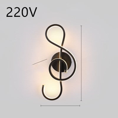 Nordic Minimalist LED Wall Lamp – Bedroom Bedside Light