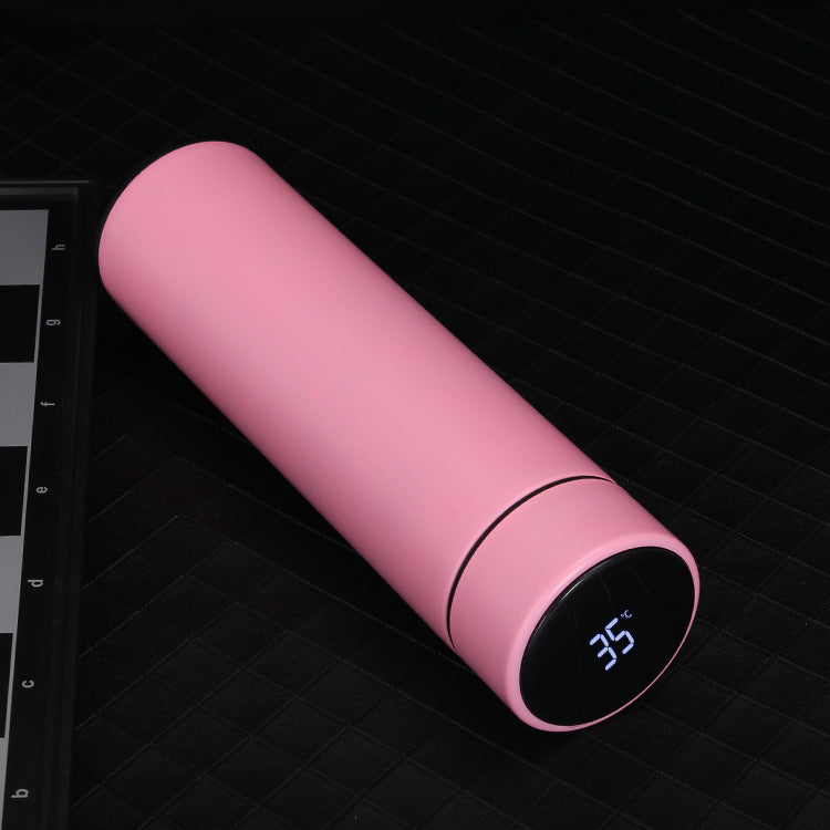 500ml Smart Stainless Steel Water Bottle – LED Temperature Display Flask