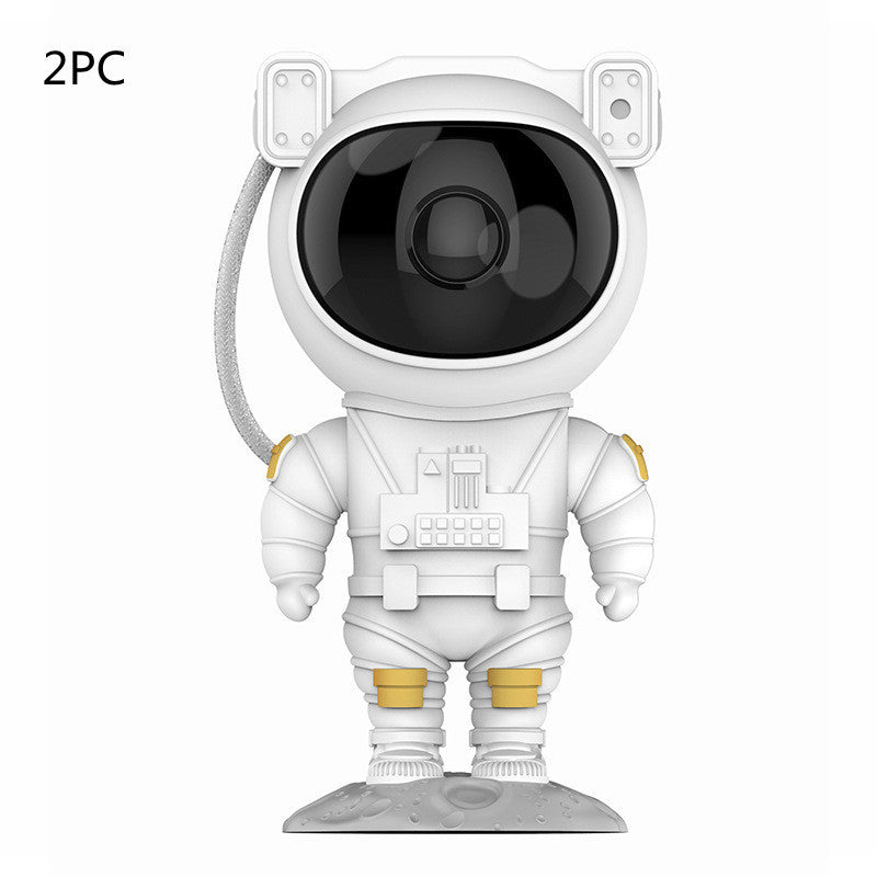 Astronaut Galaxy Star Projector – USB Nightlight Table Lamp