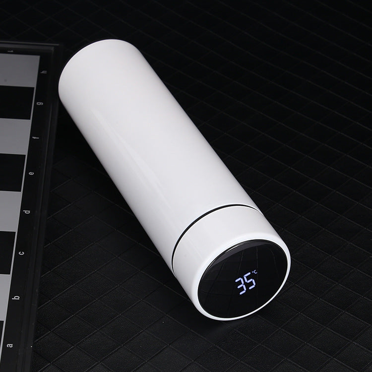 500ml Smart Stainless Steel Water Bottle – LED Temperature Display Flask