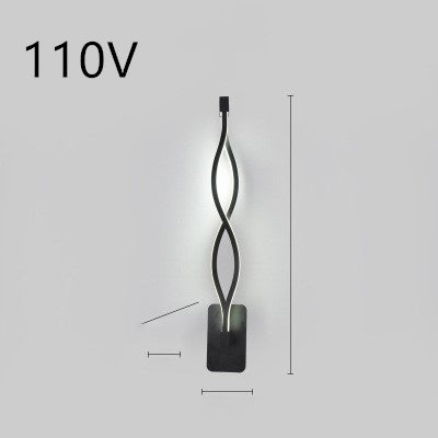 Nordic Minimalist LED Wall Lamp – Bedroom Bedside Light