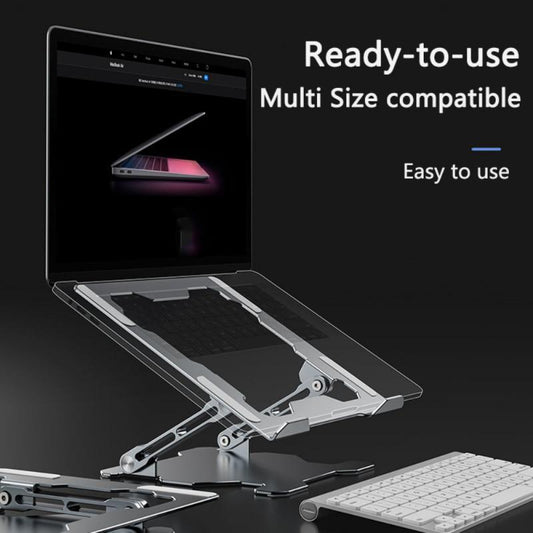 Adjustable Aluminum Laptop Stand – Portable Riser & Holder