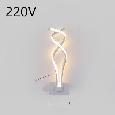 Nordic Minimalist LED Wall Lamp – Bedroom Bedside Light