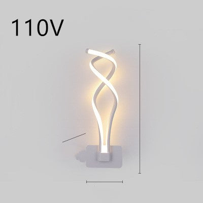 Nordic Minimalist LED Wall Lamp – Bedroom Bedside Light