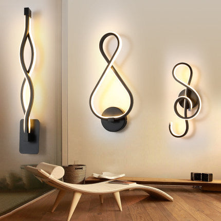 Nordic Minimalist LED Wall Lamp – Bedroom Bedside Light