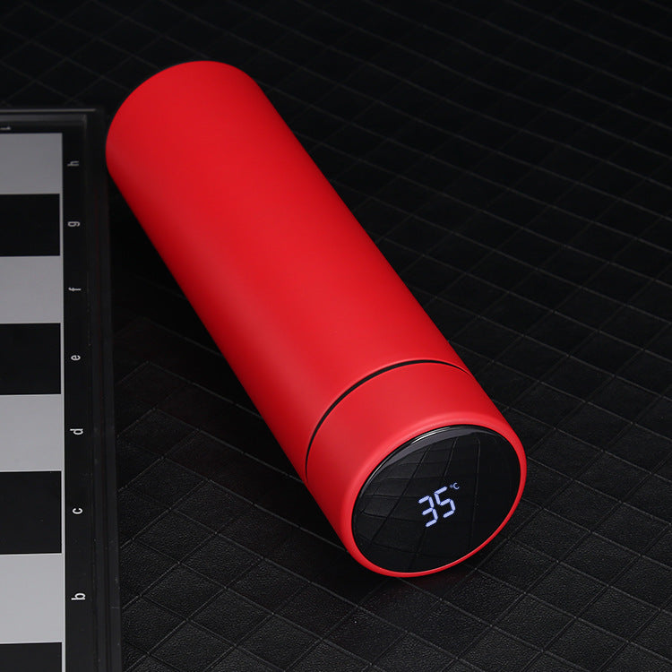 500ml Smart Stainless Steel Water Bottle – LED Temperature Display Flask