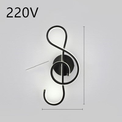Nordic Minimalist LED Wall Lamp – Bedroom Bedside Light