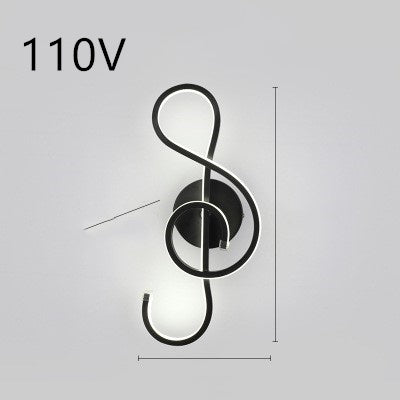 Nordic Minimalist LED Wall Lamp – Bedroom Bedside Light