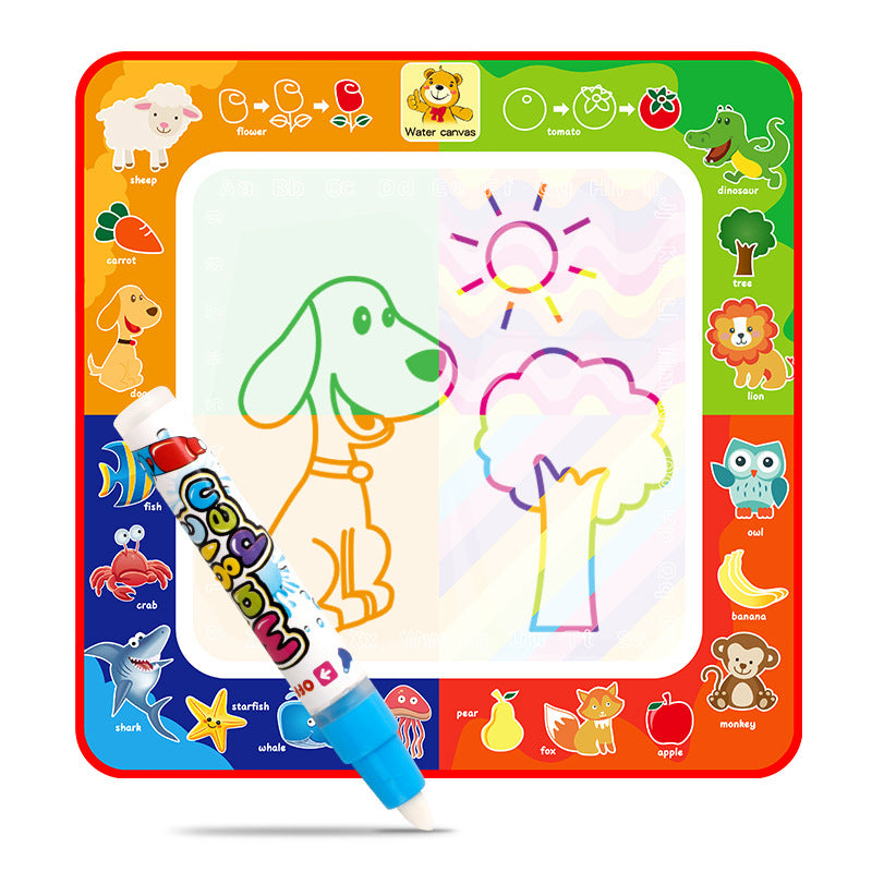 Magic water canvas writing blanket graffiti blanket