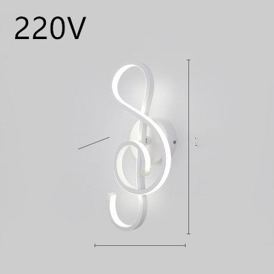 Nordic Minimalist LED Wall Lamp – Bedroom Bedside Light