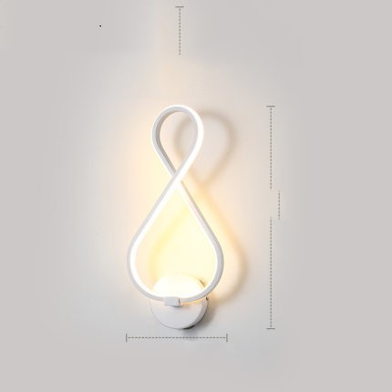 Nordic Minimalist LED Wall Lamp – Bedroom Bedside Light