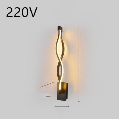 Nordic Minimalist LED Wall Lamp – Bedroom Bedside Light