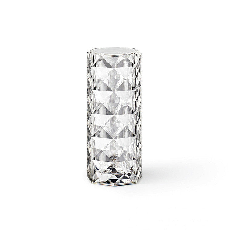 Nordic Crystal USB Table Lamp – Touch Dimming & Night Light