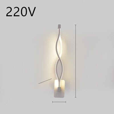 Nordic Minimalist LED Wall Lamp – Bedroom Bedside Light