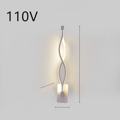 Nordic Minimalist LED Wall Lamp – Bedroom Bedside Light