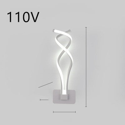 Nordic Minimalist LED Wall Lamp – Bedroom Bedside Light