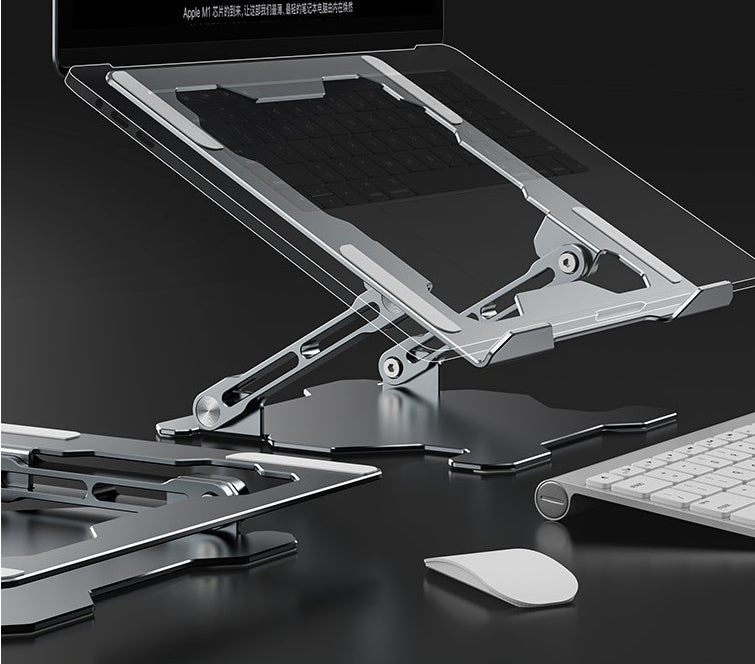 Adjustable Aluminum Laptop Stand – Portable Riser & Holder