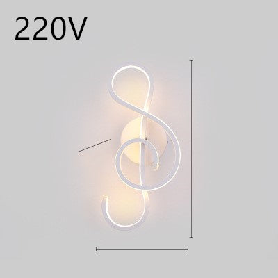 Nordic Minimalist LED Wall Lamp – Bedroom Bedside Light