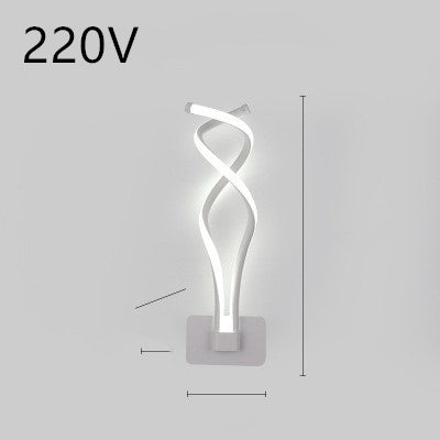 Nordic Minimalist LED Wall Lamp – Bedroom Bedside Light