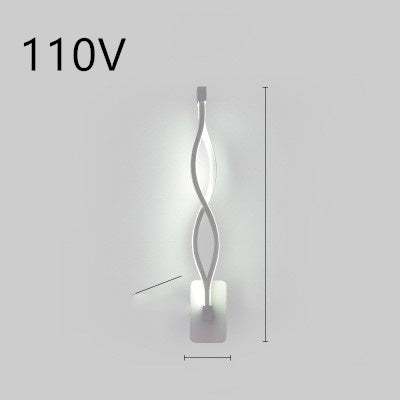 Nordic Minimalist LED Wall Lamp – Bedroom Bedside Light